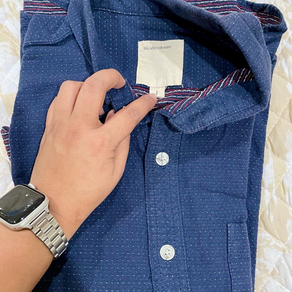 Life After Denim Men's Blue Shirt